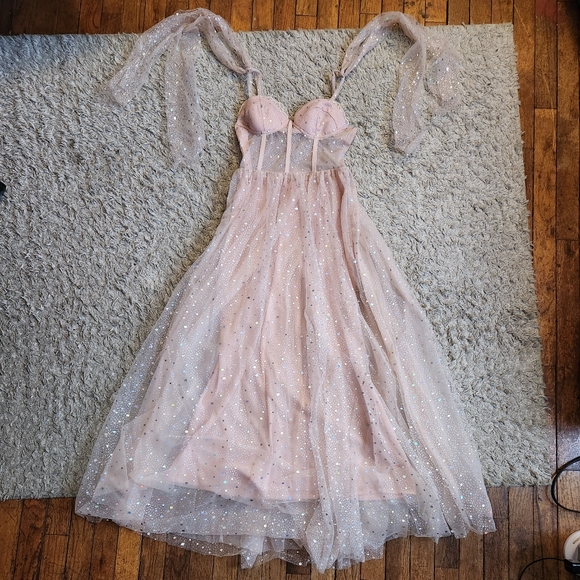 Shein Sparkling Pink Fairy Dress- Altered - Picture 2 of 10